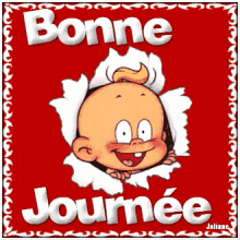 Gif animé bonne journée bébé